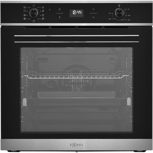 Купить Электрический духовой шкаф ZUGEL ZOE602X черный  9956597. Характеристики, отзывы и цены в Донецке