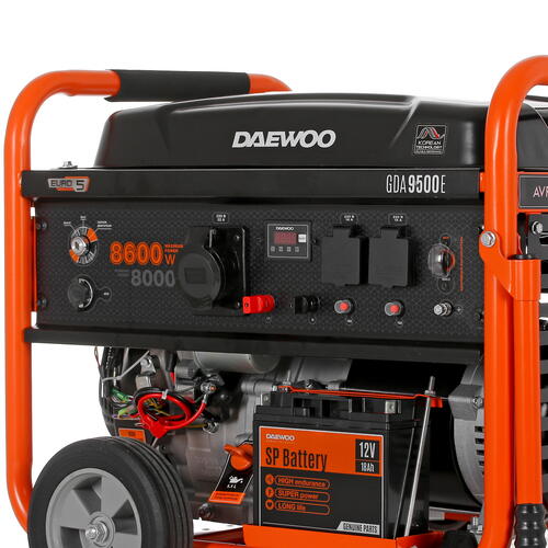 Купить Электрогенератор   бензиновый Daewoo GDA 9500E  5314074. Характеристики, отзывы и цены в Донецке