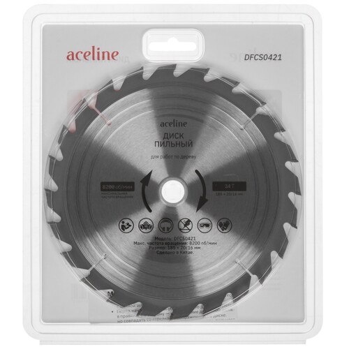 Купить Диск пильный Aceline DFCS0421  5465372. Характеристики, отзывы и цены в Донецке