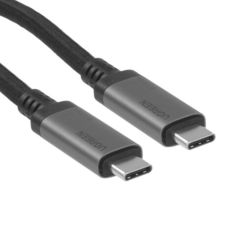 Купить Кабель круглый Ugreen USB Type-C - USB Type-C серый 1 м  9282986. Характеристики, отзывы и цены в Донецке