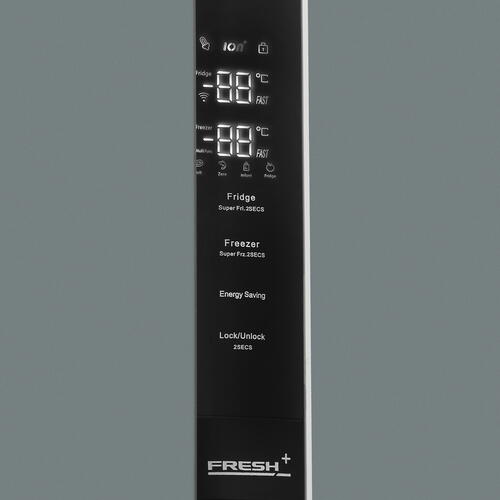 Купить Холодильник Side by Side   DEXP SBS4-59AKA серебристый  5400703. Характеристики, отзывы и цены в Донецке