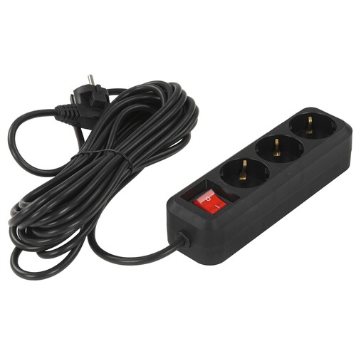 Купить Удлинитель TDM ELECTRIC Народный SQ1303-1123 черный  9277117. Характеристики, отзывы и цены в Донецке