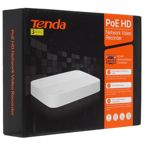 Купить Регистратор для видеонаблюдения Tenda N6P-8H  9903000. Характеристики, отзывы и цены в Донецке
