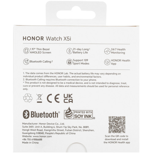 Купить Смарт-часы HONOR Watch X5i  5678938. Характеристики, отзывы и цены в Донецке