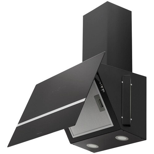Купить Вытяжка наклонная KRONA BRUNA 600 S черный/серебристый  9138441. Характеристики, отзывы и цены в Донецке