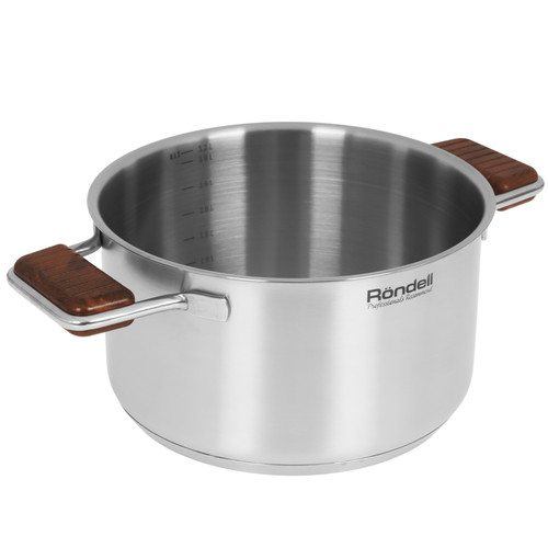 Купить Кастрюля Rondell Fjord RDS-1791 3.2 л 20 см серебристый  9309587. Характеристики, отзывы и цены в Донецке