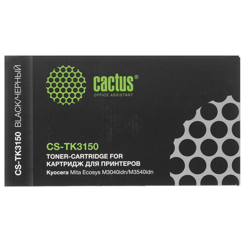 Купить Картридж лазерный Cactus CS-TK3150 черный, с чипом  8159106. Характеристики, отзывы и цены в Донецке