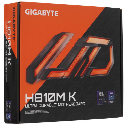 Купить Материнская плата GIGABYTE H810M K  5630825. Характеристики, отзывы и цены в Донецке