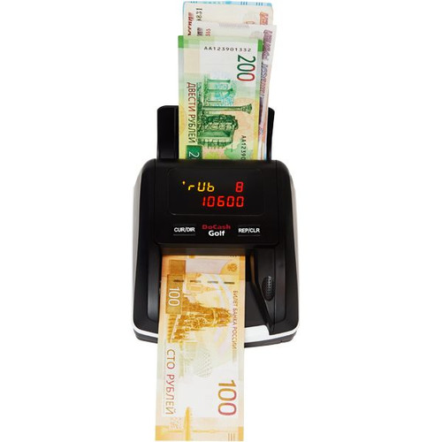 Купить Детектор банкнот DoCash Golf черный  9414607. Характеристики, отзывы и цены в Донецке
