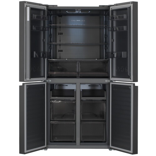 Купить Холодильник многодверный   DEXP MСr4-51AMG серебристый  9098448. Характеристики, отзывы и цены в Донецке