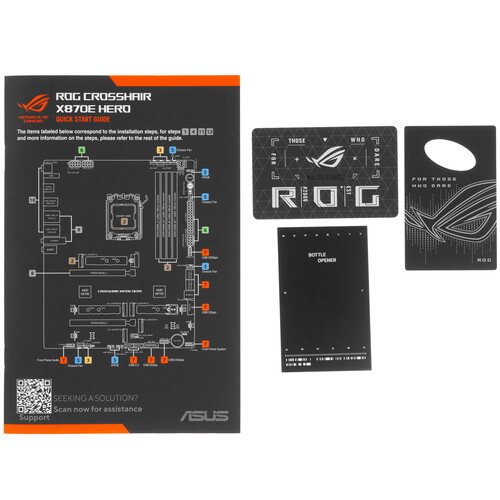 Купить Материнская плата ASUS ROG CROSSHAIR X870E HERO  5495468. Характеристики, отзывы и цены в Донецке