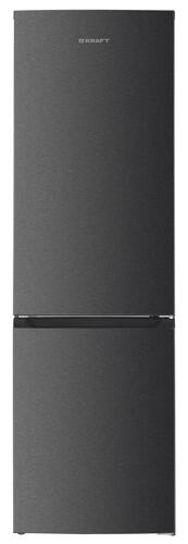 Купить Холодильник с морозильником  KRAFT KF-NF293D черный  9069505. Характеристики, отзывы и цены в Донецке