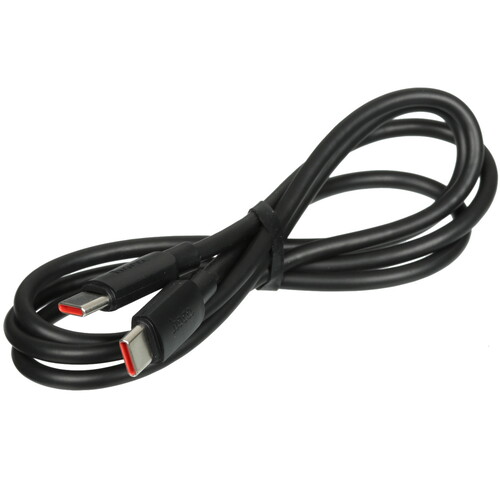 Купить Кабель круглый Hoco USB Type-C - USB Type-C черный 1 м  5474985. Характеристики, отзывы и цены в Донецке