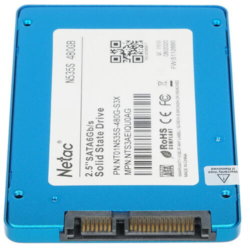 Купить 480 ГБ 2.5" SATA накопитель Netac N535S [NT01N535S-480G-S3X]  4715932. Характеристики, отзывы и цены в Донецке