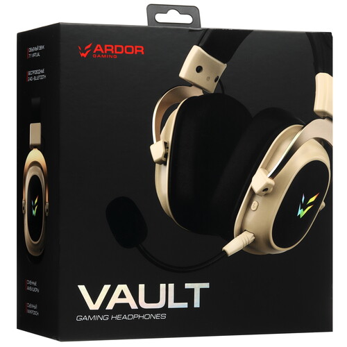 Купить Беспроводные/проводные наушники ARDOR GAMING Vault бежевый 2024  9119665. Характеристики, отзывы и цены в Донецке
