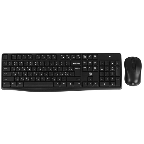 Купить Клавиатура+мышь беспроводная   Оклик S260W черный  9267456. Характеристики, отзывы и цены в Донецке