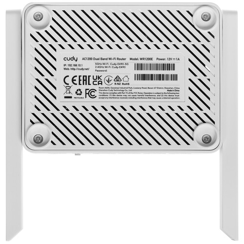 Купить Wi-Fi роутер Cudy WR1200E  5498328. Характеристики, отзывы и цены в Донецке