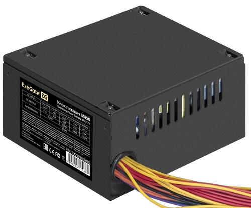 Купить Блок питания ExeGate M850 [EX292285RUS] черный  9909445. Характеристики, отзывы и цены в Донецке