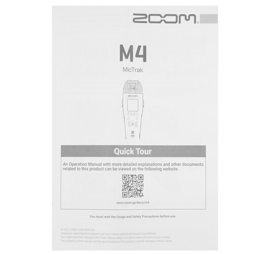 Купить Рекордер Zoom M4  5470224. Характеристики, отзывы и цены в Донецке