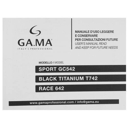 Купить Машинка для стрижки GA.MA R642 - HF + R727 - HF красный/черный  9269234. Характеристики, отзывы и цены в Донецке
