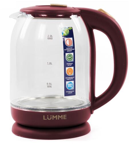 Купить Электрочайник LUMME LU-142 красный  8145243. Характеристики, отзывы и цены в Донецке