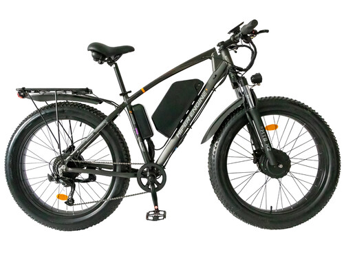 Купить Электровелосипед HIPER ENGINE MTB X2 черный  5490015. Характеристики, отзывы и цены в Донецке