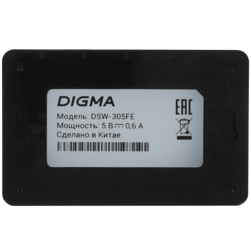 Купить Коммутатор Digma DSW-305FE  9156490. Характеристики, отзывы и цены в Донецке