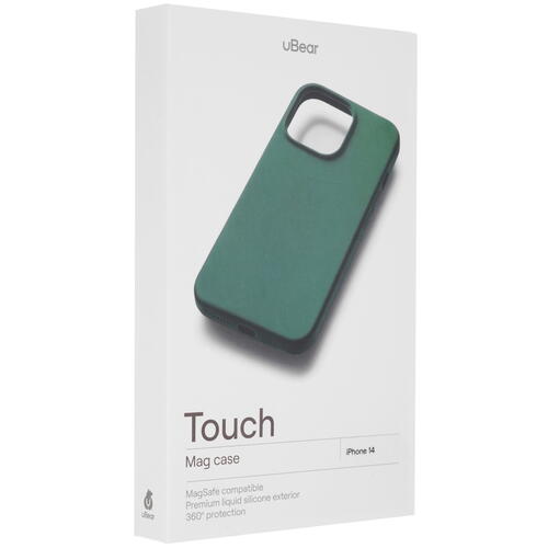 Купить Накладка  uBear Touch Mag Case для Apple iPhone 14 зеленый  5460698. Характеристики, отзывы и цены в Донецке