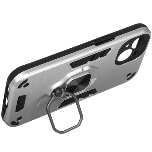 Купить Накладка  BoraSCO Anti-Shok Case для Apple iPhone 15 серебристый  5601760. Характеристики, отзывы и цены в Донецке