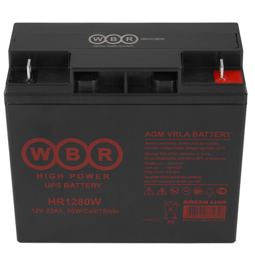 Купить Аккумуляторная батарея для ИБП WBR HR1280W  9281145. Характеристики, отзывы и цены в Донецке