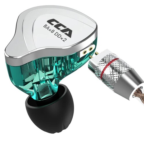 Купить Проводные наушники CCA C10 зеленый 2019  5604999. Характеристики, отзывы и цены в Донецке