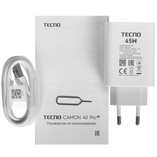 Купить 6.78" Смартфон Tecno CAMON 40 Pro 5G 256 ГБ зеленый  5624687. Характеристики, отзывы и цены в Донецке