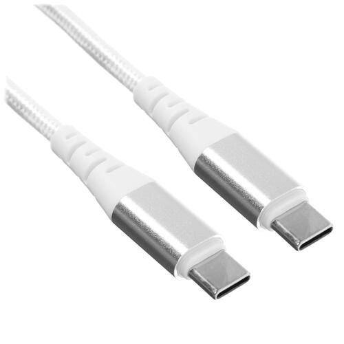 Купить Кабель круглый DEXP USB Type-C - USB Type-C белый 1 м  4834215. Характеристики, отзывы и цены в Донецке