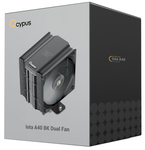 Купить Кулер для процессора Ocypus Iota A40 BK Dual Fan  5637601. Характеристики, отзывы и цены в Донецке