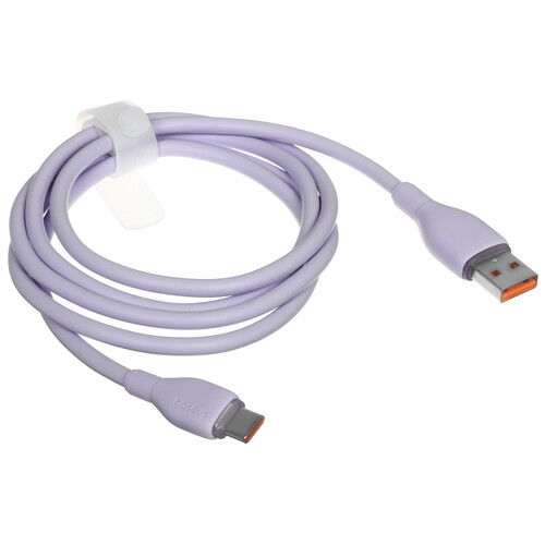 Купить Кабель круглый Baseus USB Type-C - USB 2.0 Type-A фиолетовый 1.2 м  5627453. Характеристики, отзывы и цены в Донецке