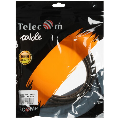 Купить Кабель Telecom USB 2.0 Type-A - USB 2.0 Type-A  5602688. Характеристики, отзывы и цены в Донецке