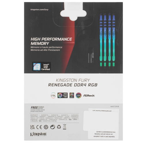 Купить Оперативная память Kingston FURY Renegade RGB [KF436C16RBAK2/16] 16 ГБ  5053500. Характеристики, отзывы и цены в Донецке