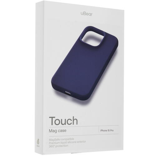 Купить Накладка  uBear Touch Mag Case для Apple iPhone 15 Pro синий  5460631. Характеристики, отзывы и цены в Донецке