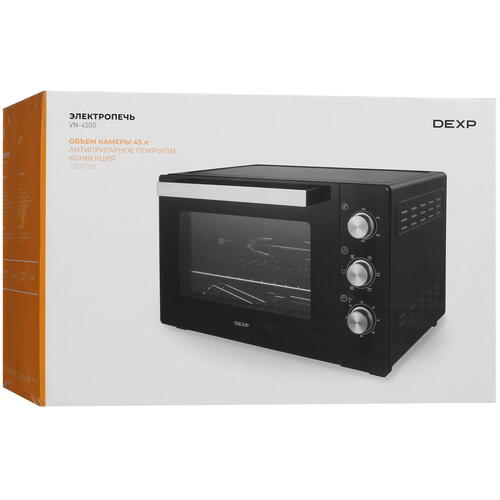 Купить Мини-печь DEXP VN-4500 черный  5417198. Характеристики, отзывы и цены в Донецке
