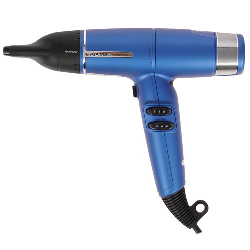 Купить Фен GA.MA IQ LITE синий/серебристый  9240469. Характеристики, отзывы и цены в Донецке