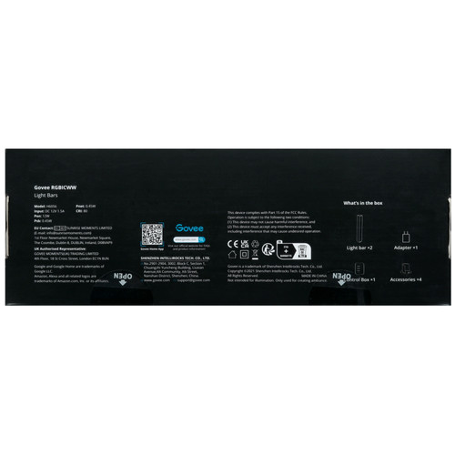 Купить Светодиодный светильник для телевизора Govee Flow Plus Light Bars H6056 черный  5606633. Характеристики, отзывы и цены в Донецке