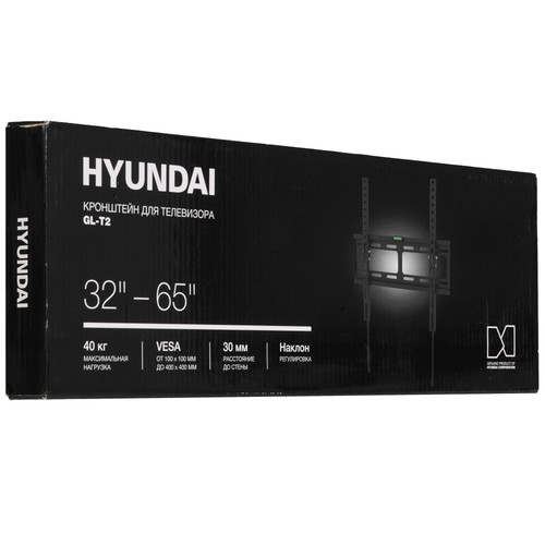 Купить Кронштейн для ТВ Hyundai GL-T2 черный  5614336. Характеристики, отзывы и цены в Донецке