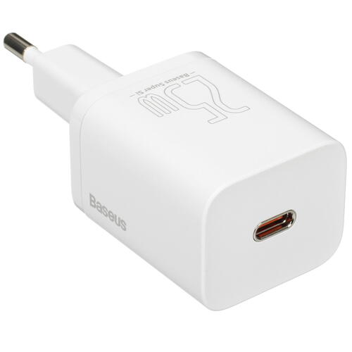 Купить Сетевое зарядное устройство Baseus Super Si Quick Charger белый  5073000. Характеристики, отзывы и цены в Донецке