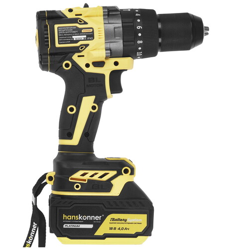 Купить Дрель-шуруповерт Hanskonner HCD18165BLI 1BatterySystem 18V  9163243. Характеристики, отзывы и цены в Донецке
