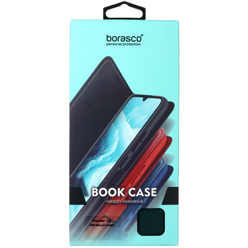Купить Чехол-книжка  BoraSCO Book Case для HUAWEI nova 12i/ 13i зеленый  5499543. Характеристики, отзывы и цены в Донецке