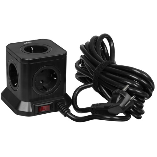 Купить Сетевой фильтр AGNI TP-VE4U5E черный  9289288. Характеристики, отзывы и цены в Донецке