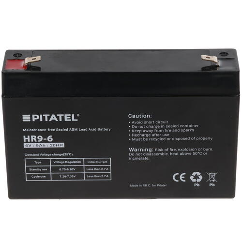 Купить Аккумуляторная батарея для ИБП Pitatel HR9-6  8151423. Характеристики, отзывы и цены в Донецке