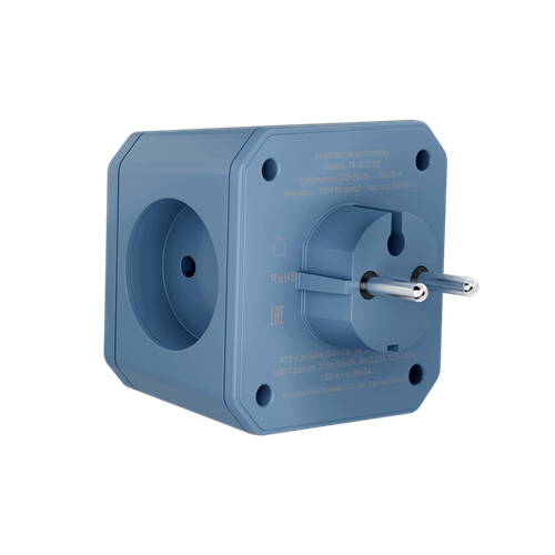 Купить Разветвитель AGNI TP-WJ2U3E-blue синий  9354085. Характеристики, отзывы и цены в Донецке