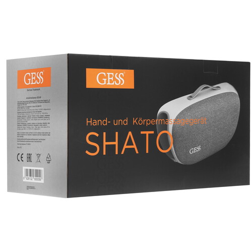 Купить Массажер Gess SHATO серый  9220192. Характеристики, отзывы и цены в Донецке