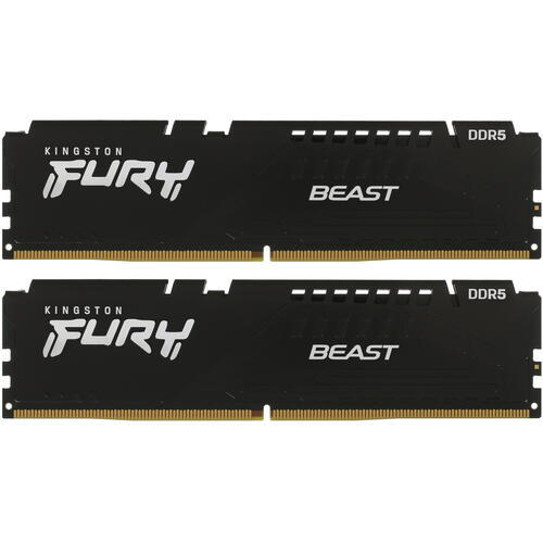 Купить Оперативная память Kingston FURY Beast Black [KF560C40BBK2-64] 64 ГБ  5093307. Характеристики, отзывы и цены в Донецке